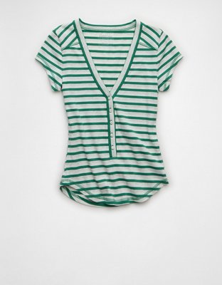 AE V-Neck Henley T-Shirt