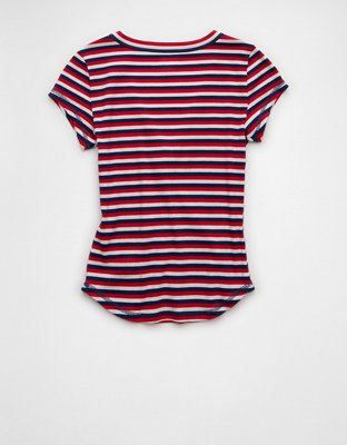 AE V-Neck Henley T-Shirt