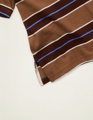 AE Striped Rugby Polo T-Shirt