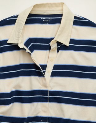 AE Striped Rugby Polo T-Shirt