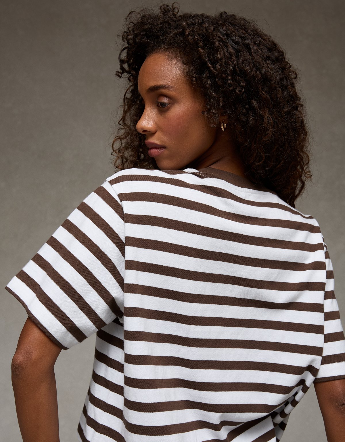 AE Boxy Striped T-Shirt - image 2