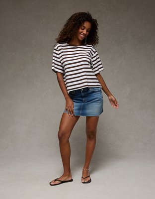 AE Boxy Striped T-Shirt from American Eagle - $22.46