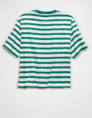 T-shirt droit rayé AE