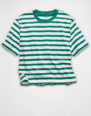 T-shirt droit rayé AE