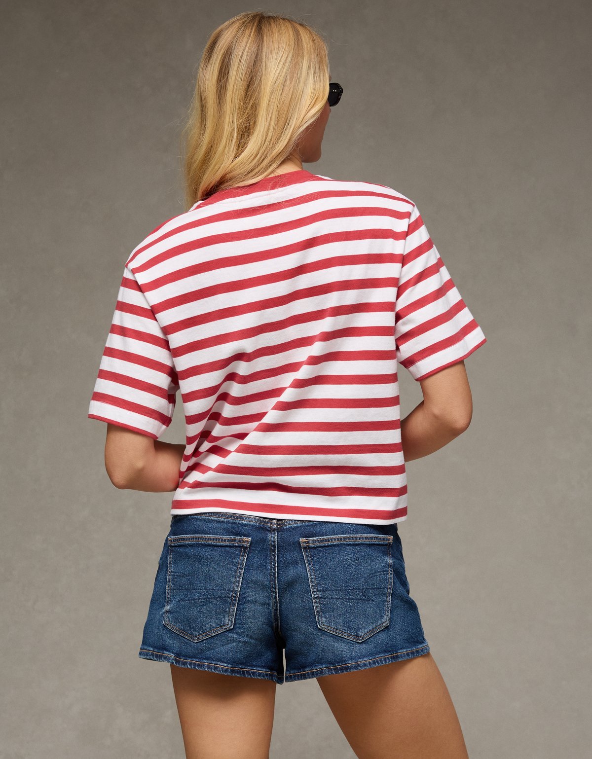 AE Boxy Striped T-Shirt - image 2