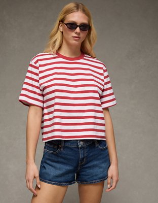 AE Boxy Striped T-Shirt from American Eagle - $25.45