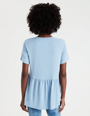 Женские футболки American Eagle AE Babydoll T-Shirt — фото 2