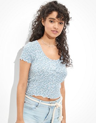 American eagle flower shirt hotsell