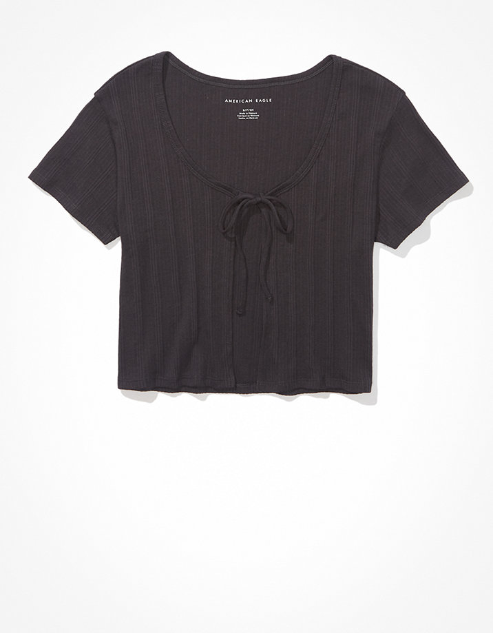 AE Tie-Front Tee