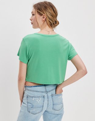 AE Cropped Soft & Sexy Pocket Tee