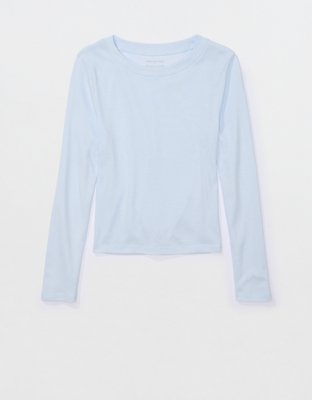 Женские футболки American Eagle AE x The Ziegler Sisters 3/4 Sleeve Baby Tee — фото 3