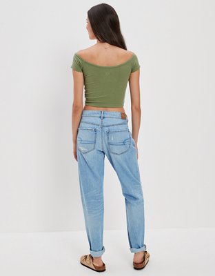 AE Cinch Off-the-Shoulder Tee