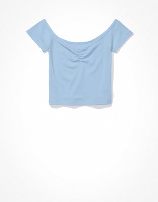 AE Cinch Off-the-Shoulder Tee