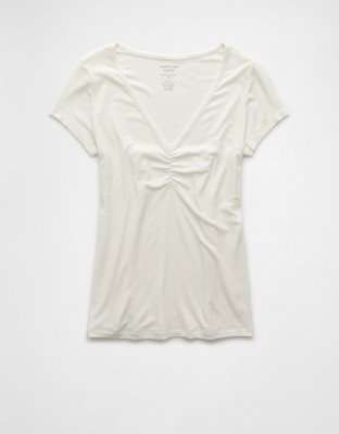 AE Soft & Sexy T-shirt con Frente Fruncido