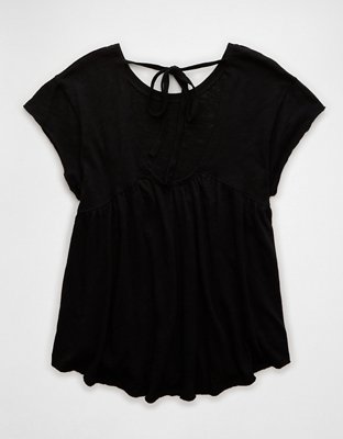 AE Babydoll Tie Back T-Shirt