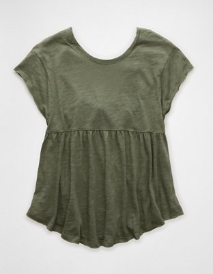 AE Babydoll Tie Back T-Shirt