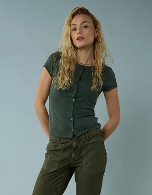 AE Button-Up T-Shirt