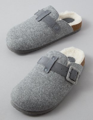 Женские сабо American Eagle AE Felt Buckle Clog — фото 2