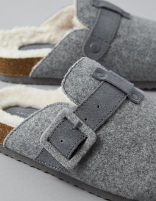 Женские сабо American Eagle AE Felt Buckle Clog — фото 3