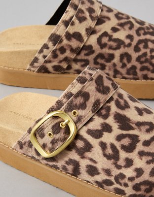 AE Leopard Platform Clog