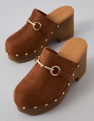 AE Micro Wood Clog Mule