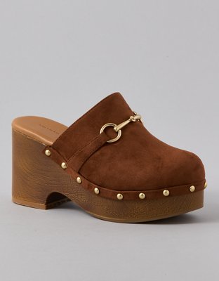 AE Micro Wood Clog Mule