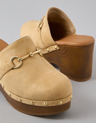 AE Micro Wood Clog Mule