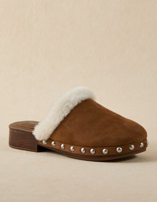 AE Cozy Wood Heel Clog