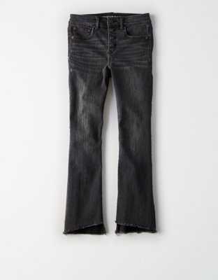 american eagle cropped flare jeans