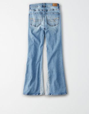 ae super high waisted flare jean