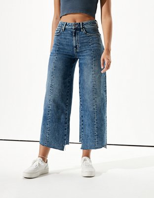 crop leg jeans