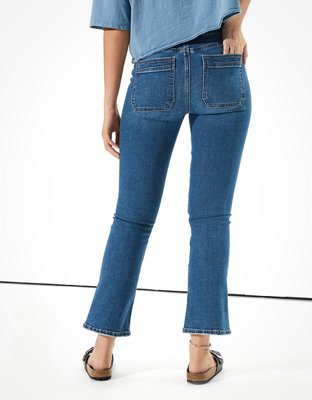 AE HighWaisted Skinny Kick Crop Jean