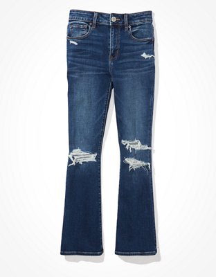AE Ripped High-Waisted Skinny Kick Crop Jean