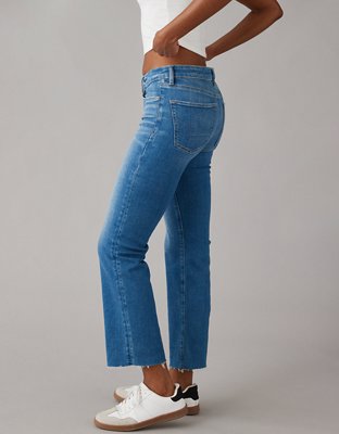 Женские джинсы American Eagle AE Stretch High-Waisted Kick Bootcut Crop Jean — фото 4