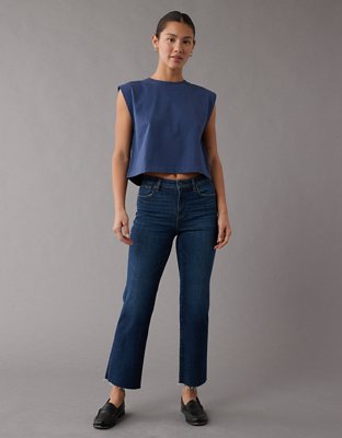 AE Stretch Low-Rise Kick Bootcut Jean