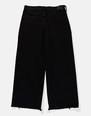 AE Strigid Wide-Leg Crop Jean Holgado Cintura Super Alta