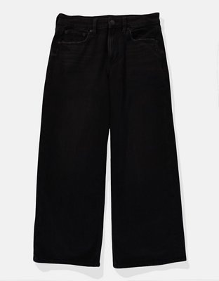 AE Strigid Wide-Leg Crop Jean Holgado Cintura Super Alta