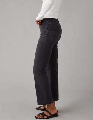 AE Next Level High-Waisted Kick Bootcut Crop Jean