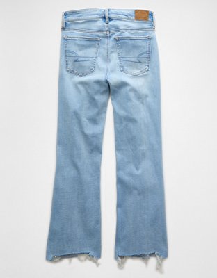 AE Next Level High-Waisted Kick Bootcut Crop Jean