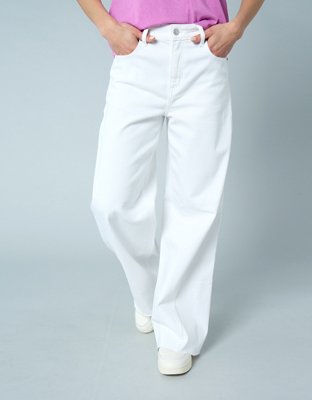AE Dreamy Drapey Strigid Super High-Waisted Baggy Wide-Leg Jean