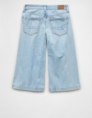 AE Dreamy Drape Stretch Mid-Rise Culotte Jean