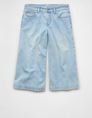 AE Dreamy Drape Stretch Mid-Rise Culotte Jean