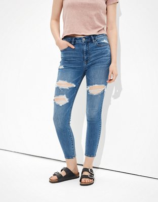 american eagle cropped jeans