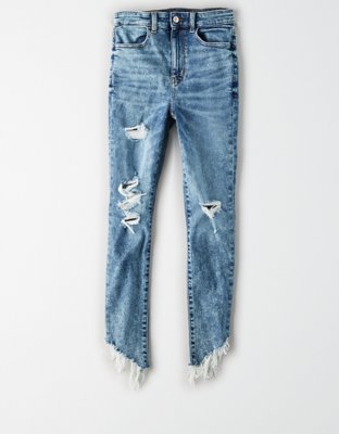 Женские джинсы American Eagle Highest Waist Jegging Crop — фото 3