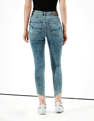Женские джинсы American Eagle Highest Waist Jegging Crop — фото 2