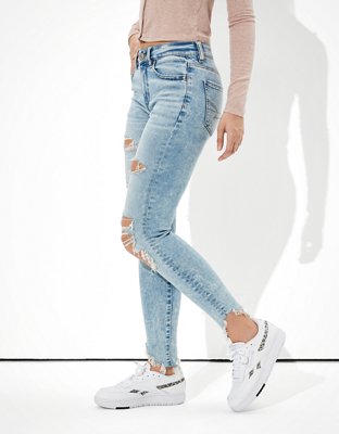 Women S Light Wash Jeans Acid Wash Jeans American Eagle