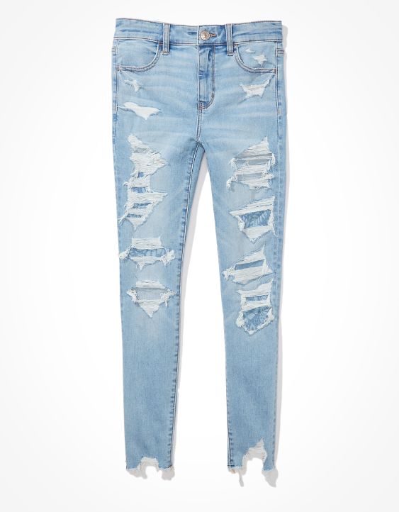 AE Ne(x)t Level Patched High-Waisted Jegging Crop