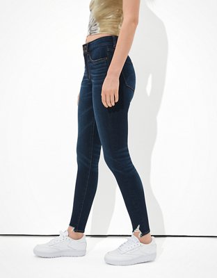 Женские джинсы American Eagle AE Dream High-Waisted Jegging Crop — фото 4