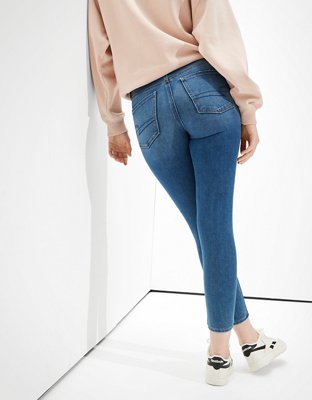 Женские джинсы American Eagle AE Dream Patched High-Waisted Jegging Crop — фото 2