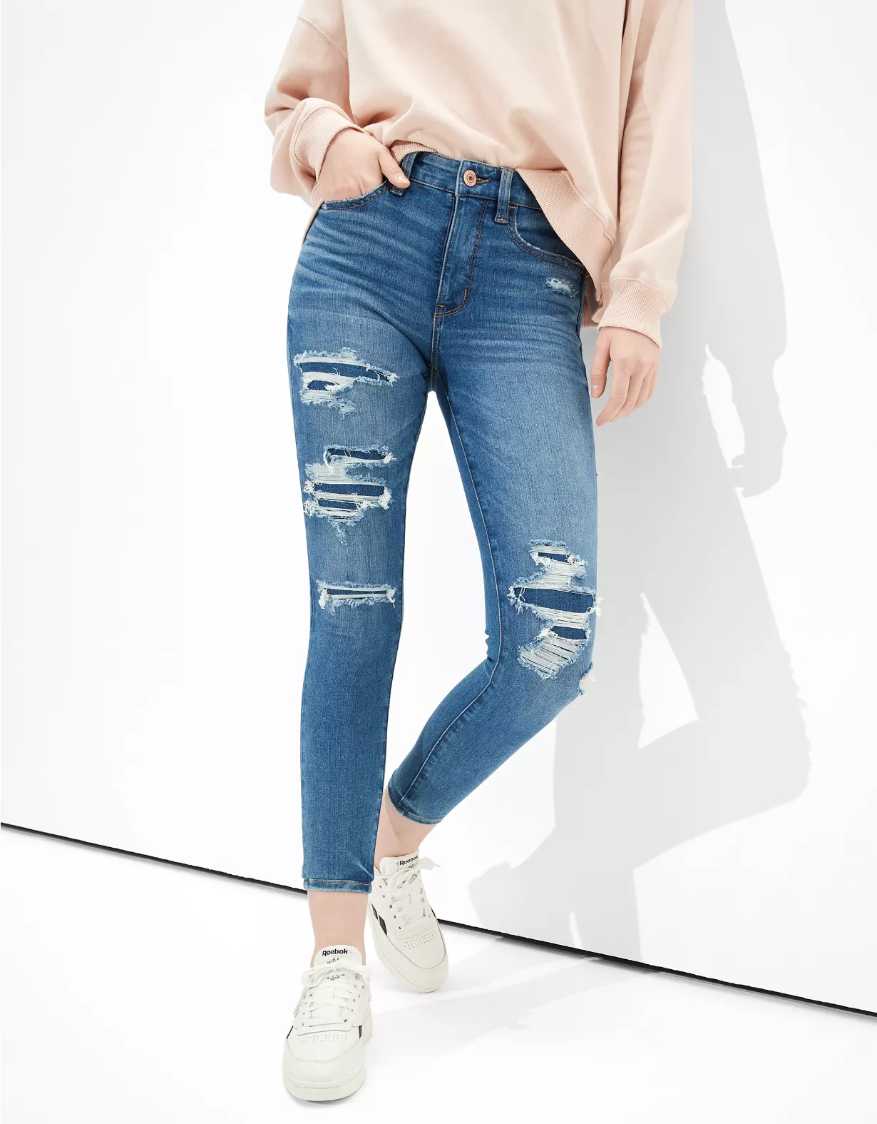 AE Dream Patched High-Waisted Jegging Crop